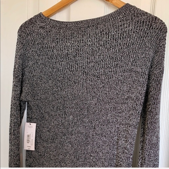NWT A.N.A Grey & Black Oversized Sweater - Picture 7 of 7